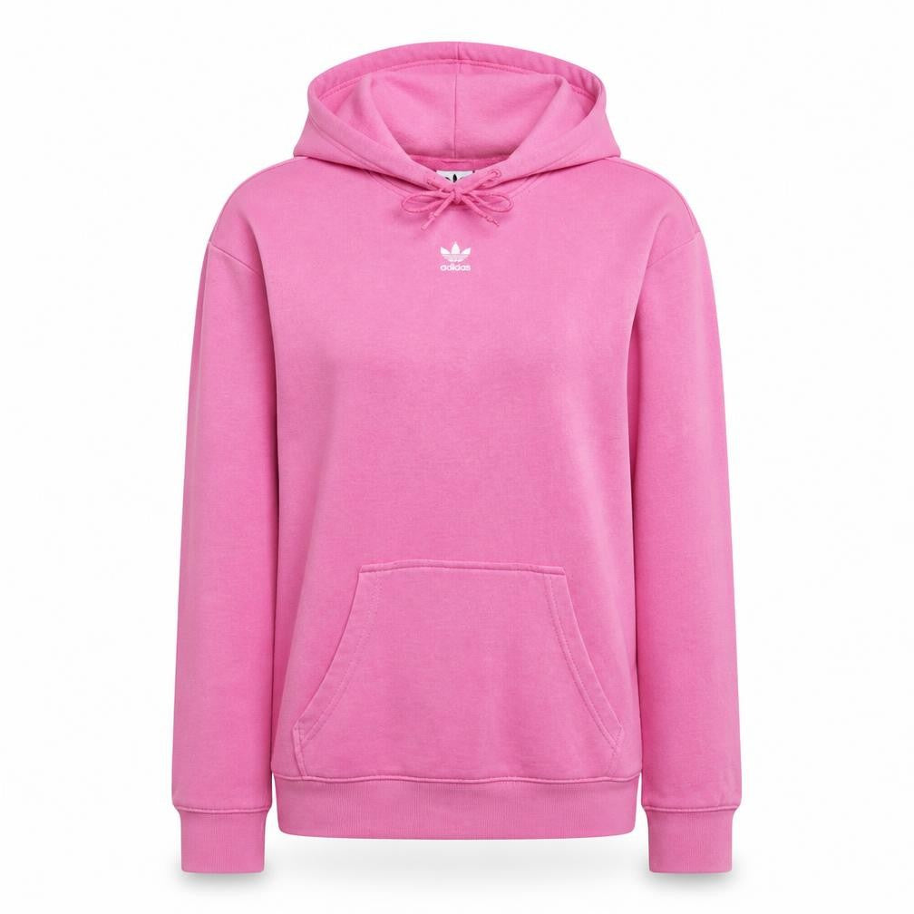 Womens UK Size 10 adidas Pink Pullover Hoodie