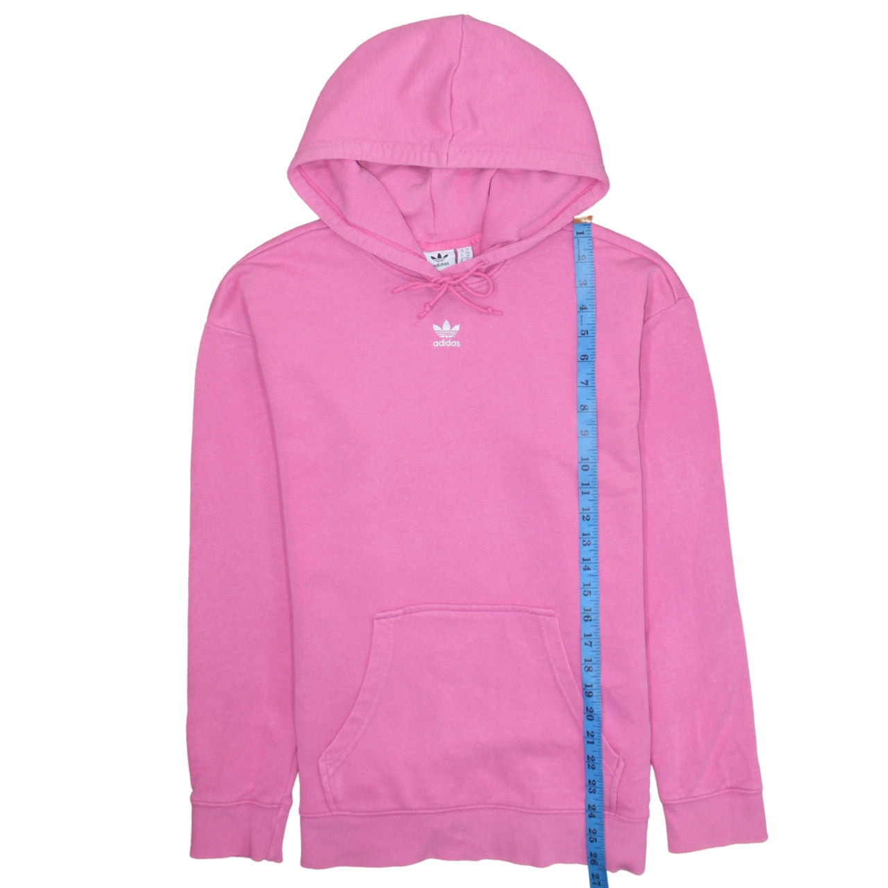 Womens UK Size 10 adidas Pink Pullover Hoodie
