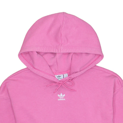 Womens UK Size 10 adidas Pink Pullover Hoodie