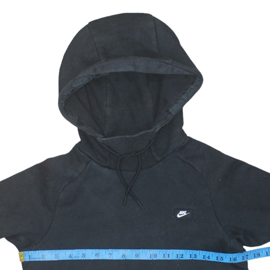 Womens UK Size XS Nike Black Pullover Hoodie