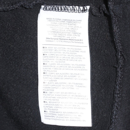 Womens UK Size XS Nike Black Pullover Hoodie