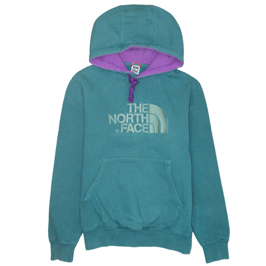 Mens UK Size S The North Face Green Pullover Hoodie