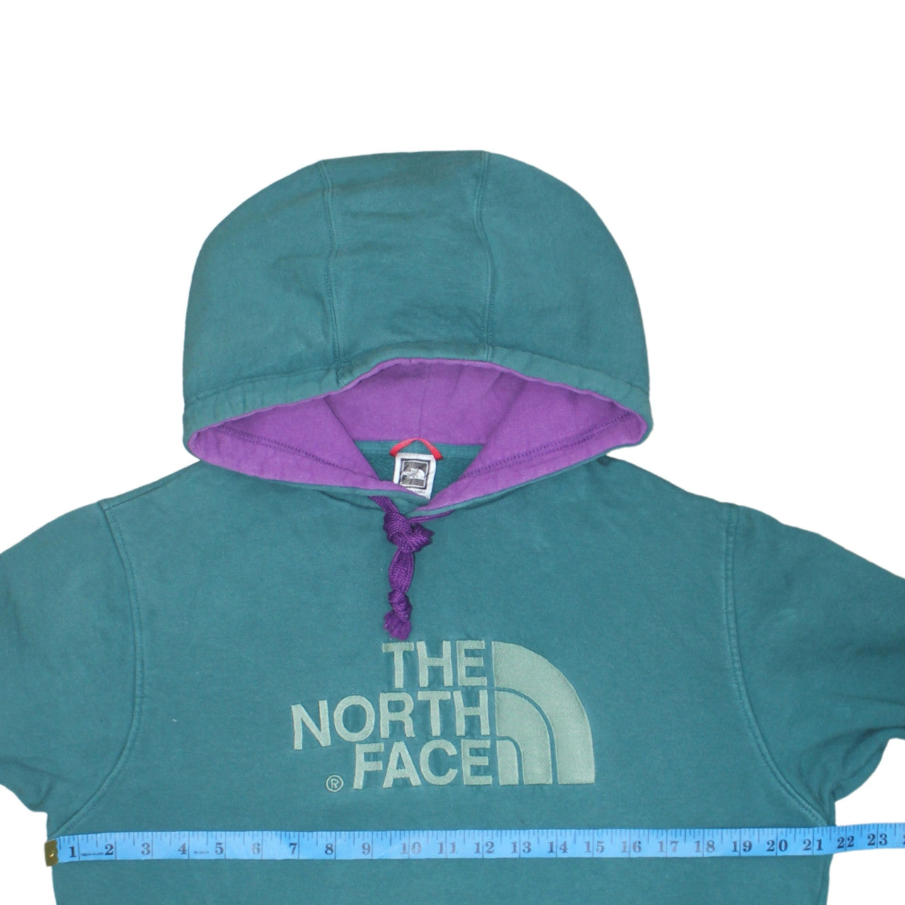 Mens UK Size S The North Face Green Pullover Hoodie