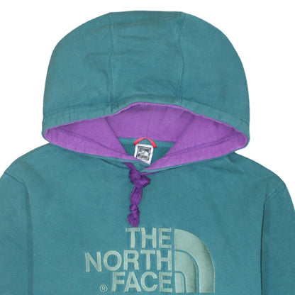 Mens UK Size S The North Face Green Pullover Hoodie