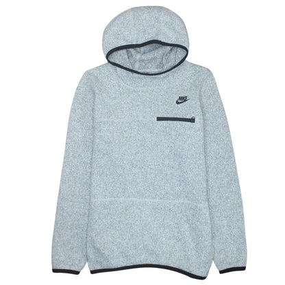 Mens UK Size L Nike Grey Pullover Hoodie
