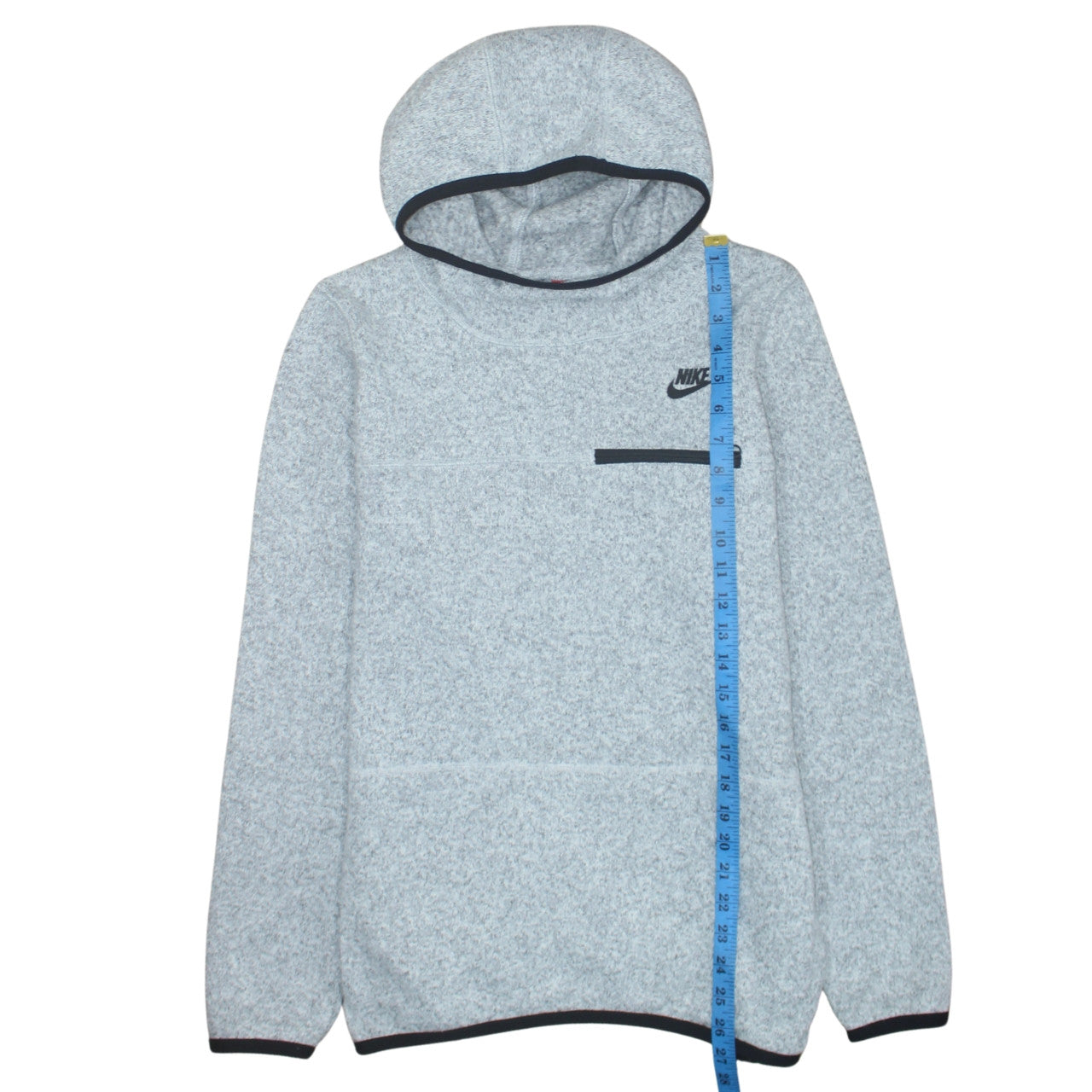 Mens UK Size L Nike Grey Pullover Hoodie