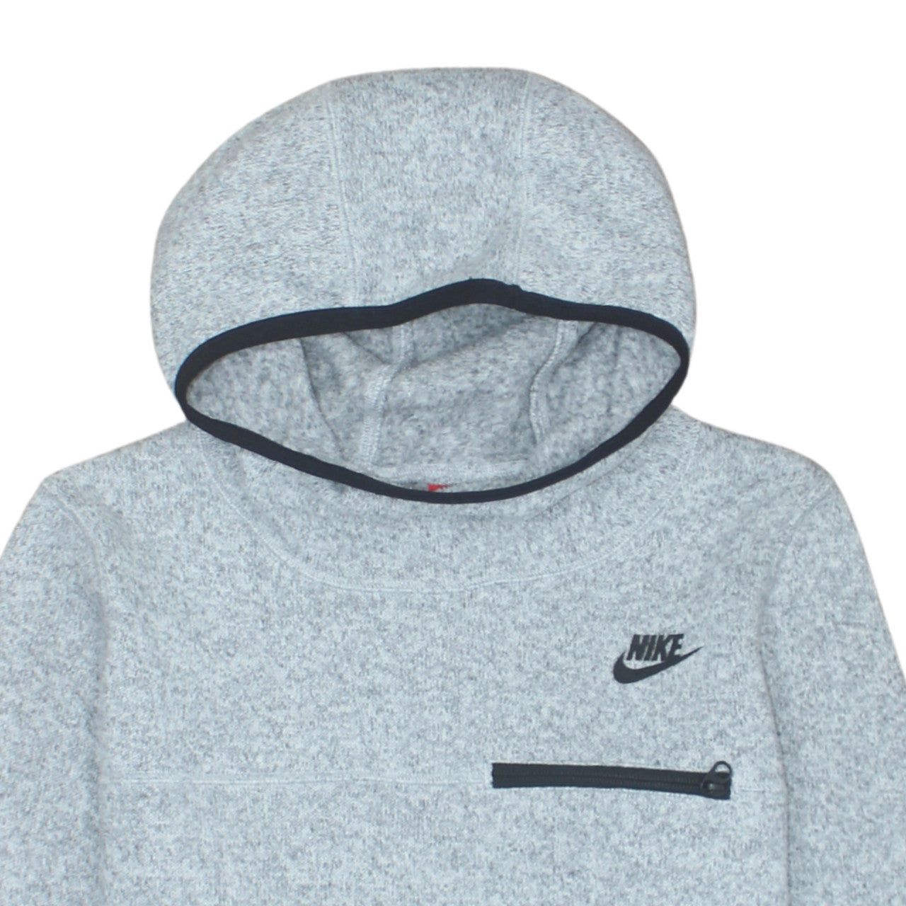 Mens UK Size L Nike Grey Pullover Hoodie