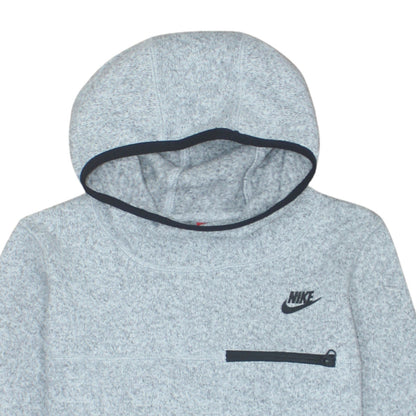 Mens UK Size L Nike Grey Pullover Hoodie
