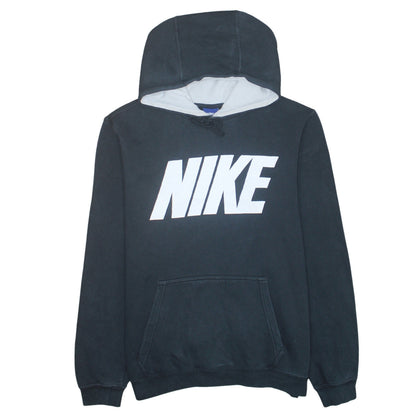 Womens UK Size M Nike Black Pullover Hoodie