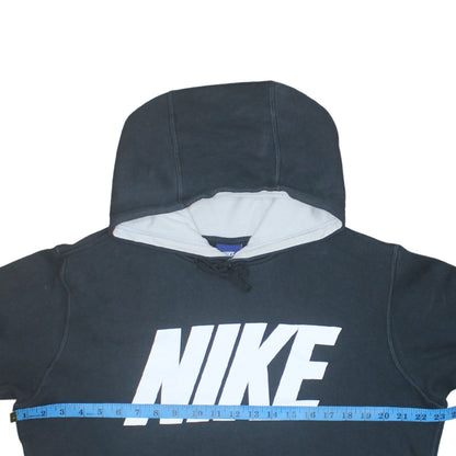 Womens UK Size M Nike Black Pullover Hoodie