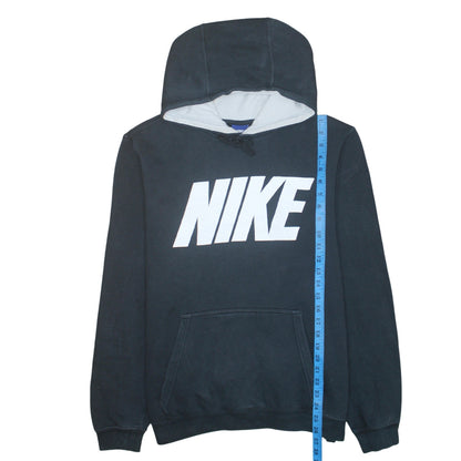 Womens UK Size M Nike Black Pullover Hoodie