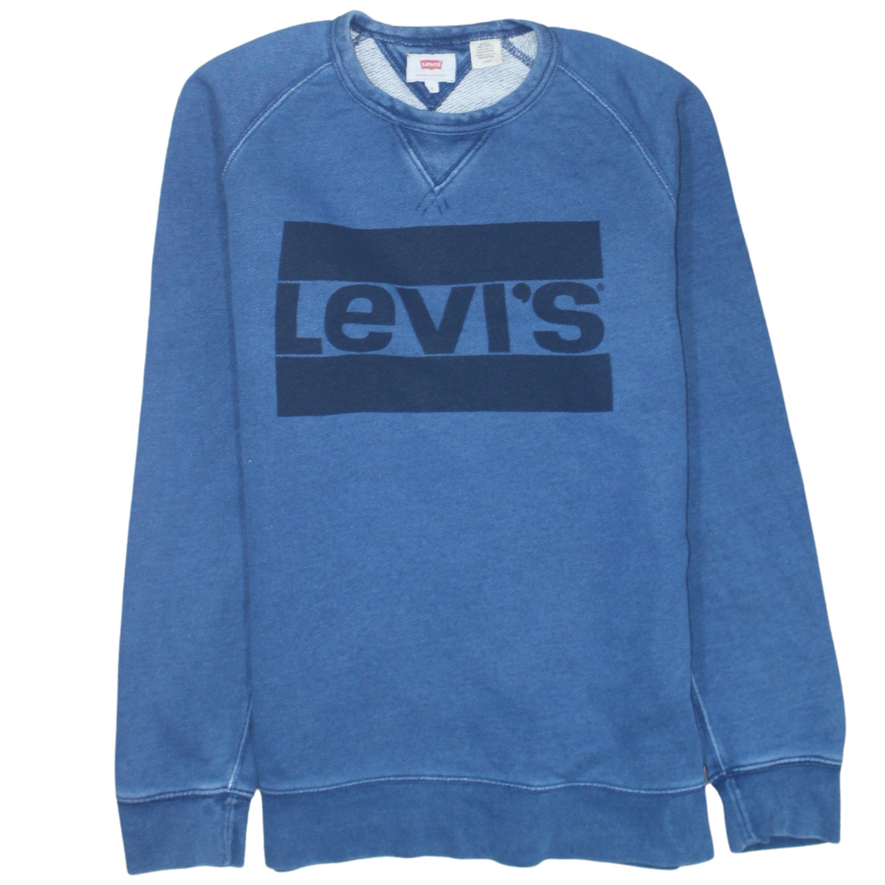 Mens UK Size S Levi's Blue Pullover Sweatshirt