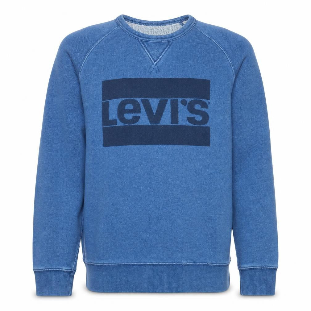 Mens UK Size S Levi's Blue Pullover Sweatshirt