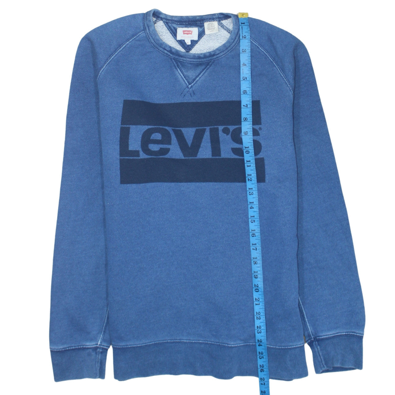 Mens UK Size S Levi's Blue Pullover Sweatshirt