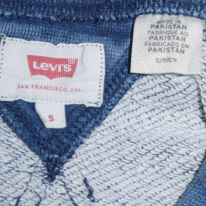 Mens UK Size S Levi's Blue Pullover Sweatshirt