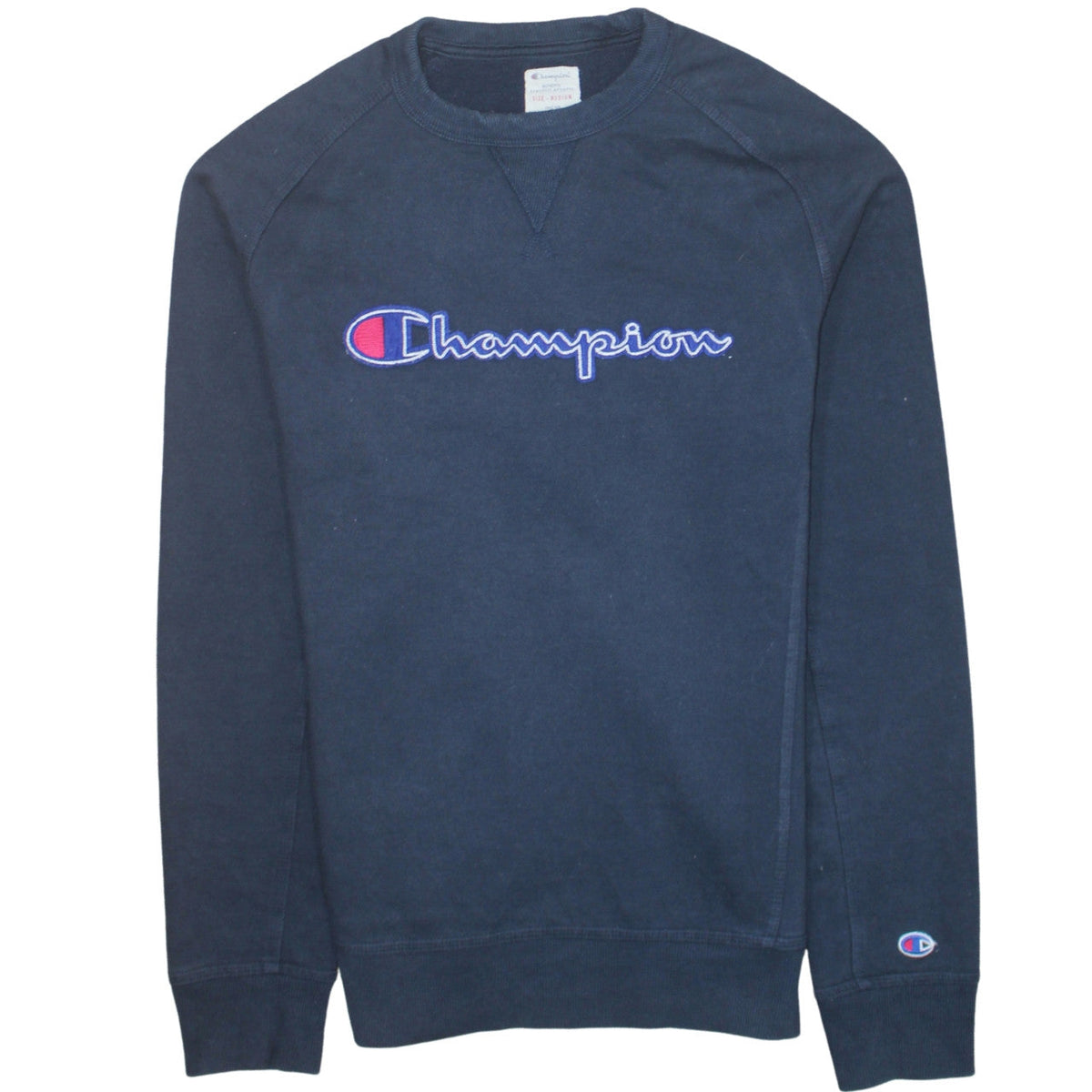 Mens UK Size M Champion Blue Pullover Sweatshirt