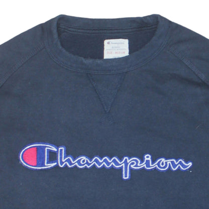 Mens UK Size M Champion Blue Pullover Sweatshirt