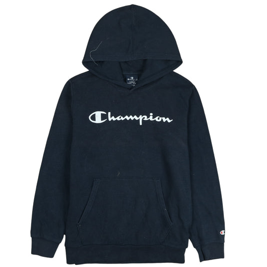 Boys UK Size 11-12 Years Champion Black Pullover Hoodie