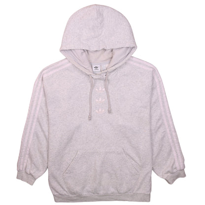 Womens UK Size 12 adidas Grey Pullover Hoodie