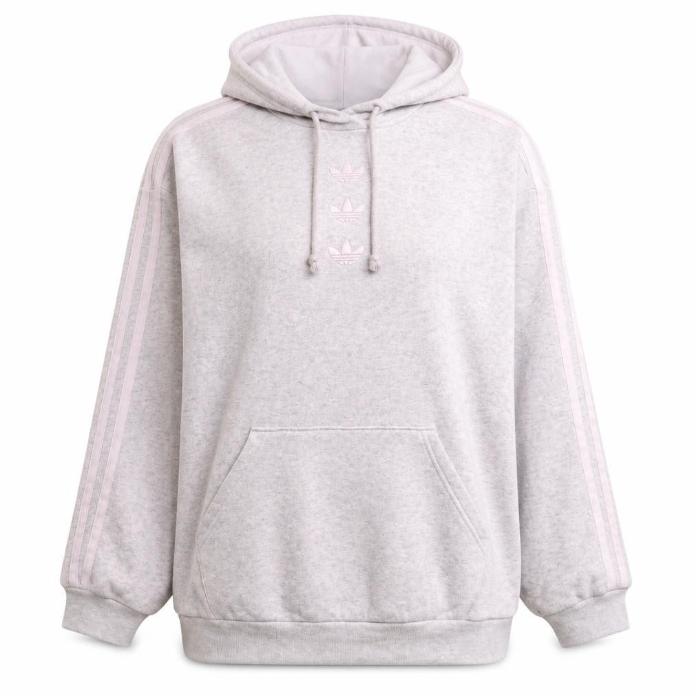 Womens UK Size 12 adidas Grey Pullover Hoodie