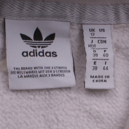 Womens UK Size 12 adidas Grey Pullover Hoodie