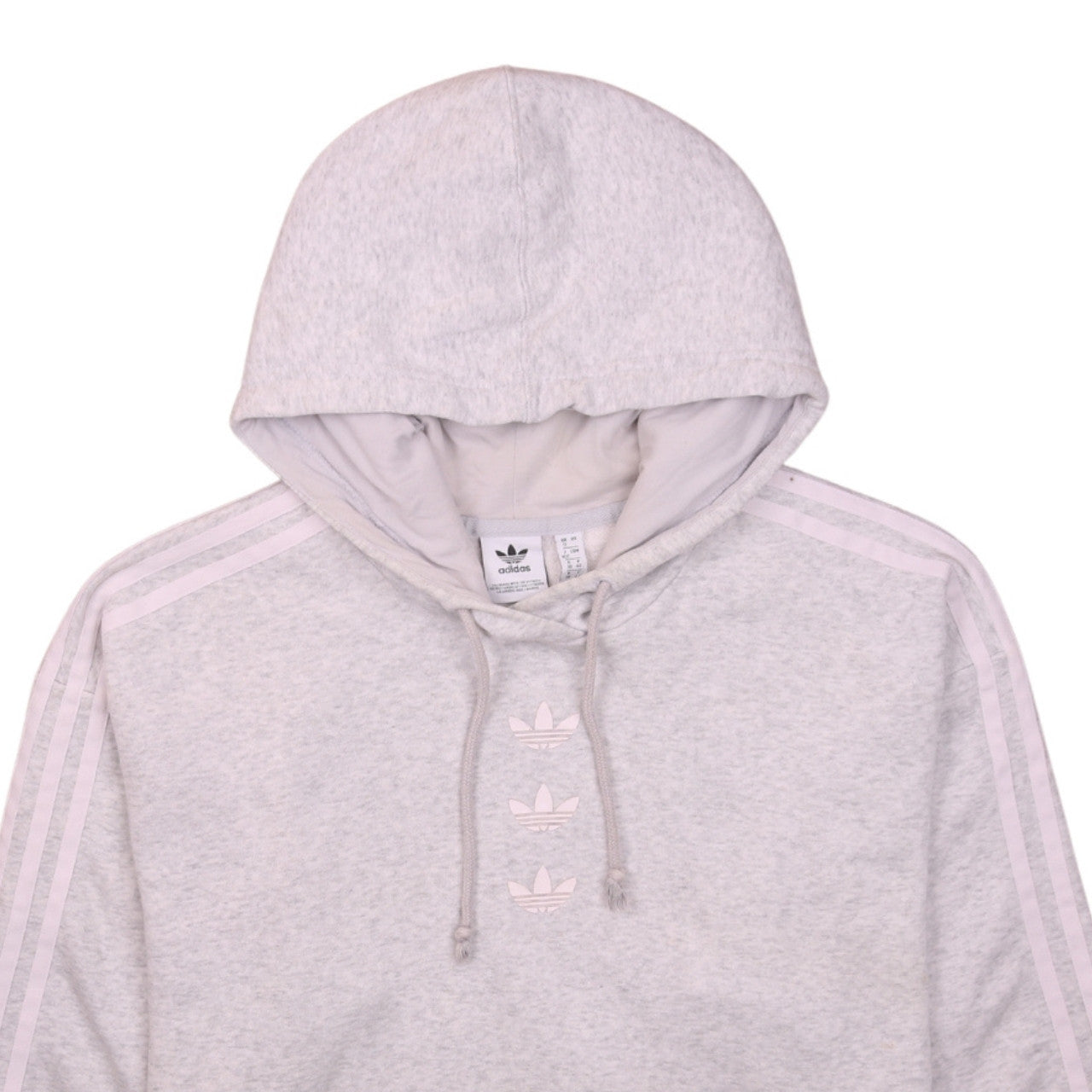 Womens UK Size 12 adidas Grey Pullover Hoodie