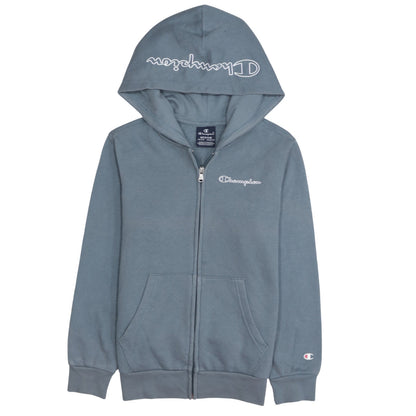 Boys UK Size 9-10 Years Champion Blue Full Zip Hoodie