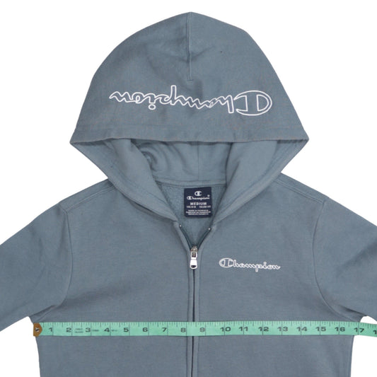Boys UK Size 9-10 Years Champion Blue Full Zip Hoodie
