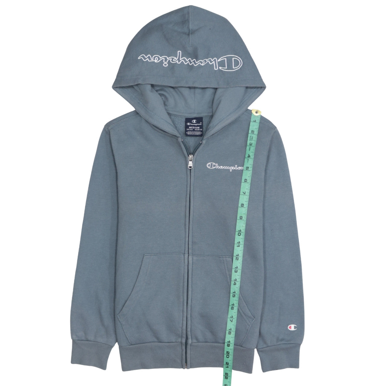 Boys UK Size 9-10 Years Champion Blue Full Zip Hoodie