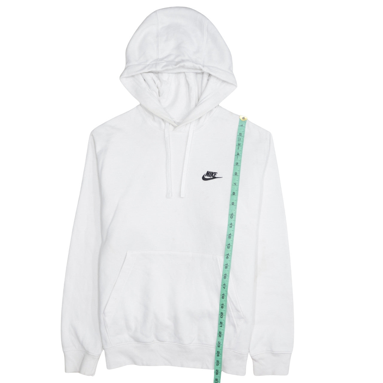 Mens UK Size S Nike White Pullover Hoodie