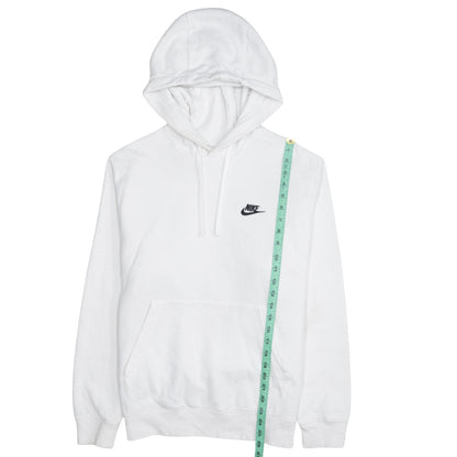Mens UK Size S Nike White Pullover Hoodie
