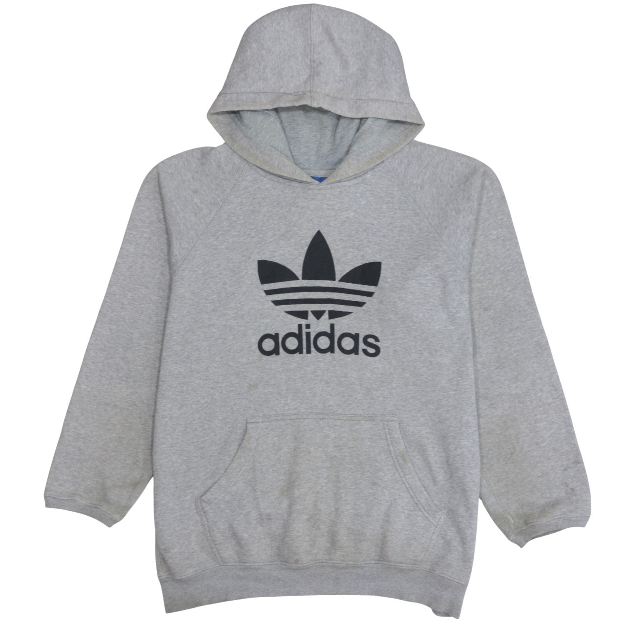 Mens UK Size L adidas Grey Pullover Hoodie