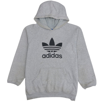 Mens UK Size L adidas Grey Pullover Hoodie