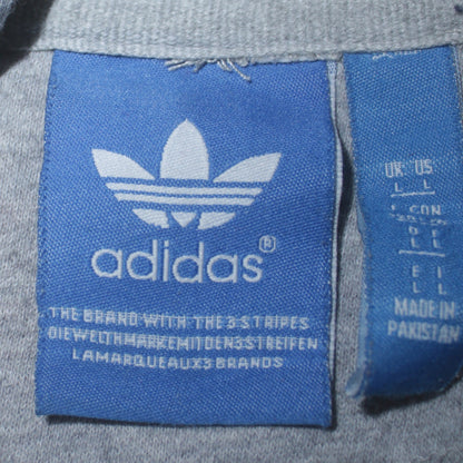 Mens UK Size L adidas Grey Pullover Hoodie