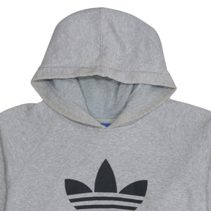 Mens UK Size L adidas Grey Pullover Hoodie