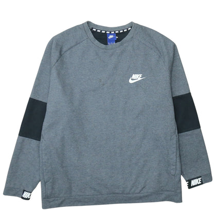 Mens UK Size 2XL Nike Grey Pullover Sweatshirt