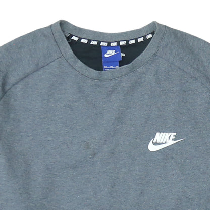 Mens UK Size 2XL Nike Grey Pullover Sweatshirt