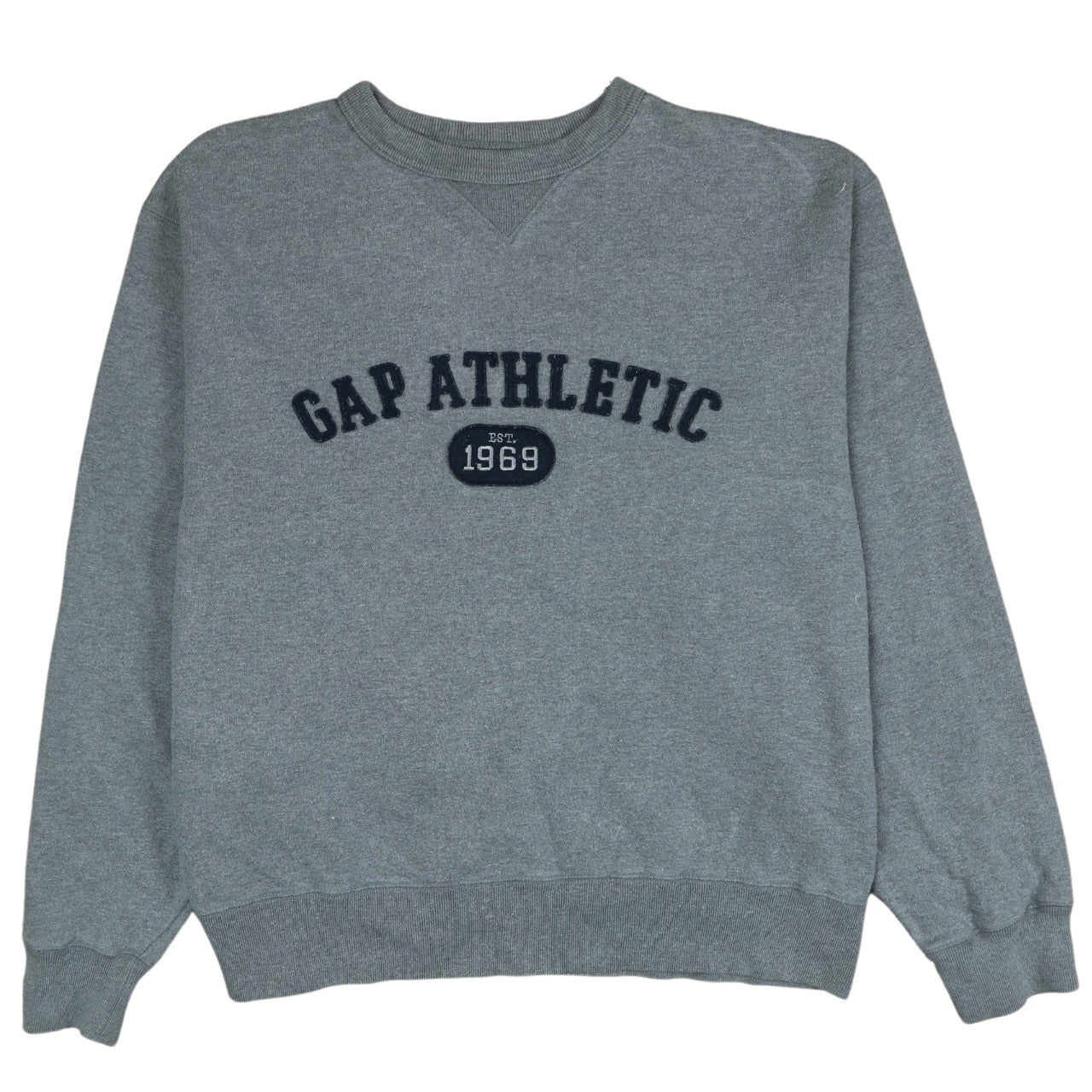 Mens UK Size S Gap Grey Pullover Sweatshirt