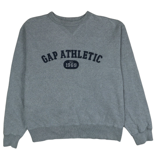 Mens UK Size S Gap Grey Pullover Sweatshirt