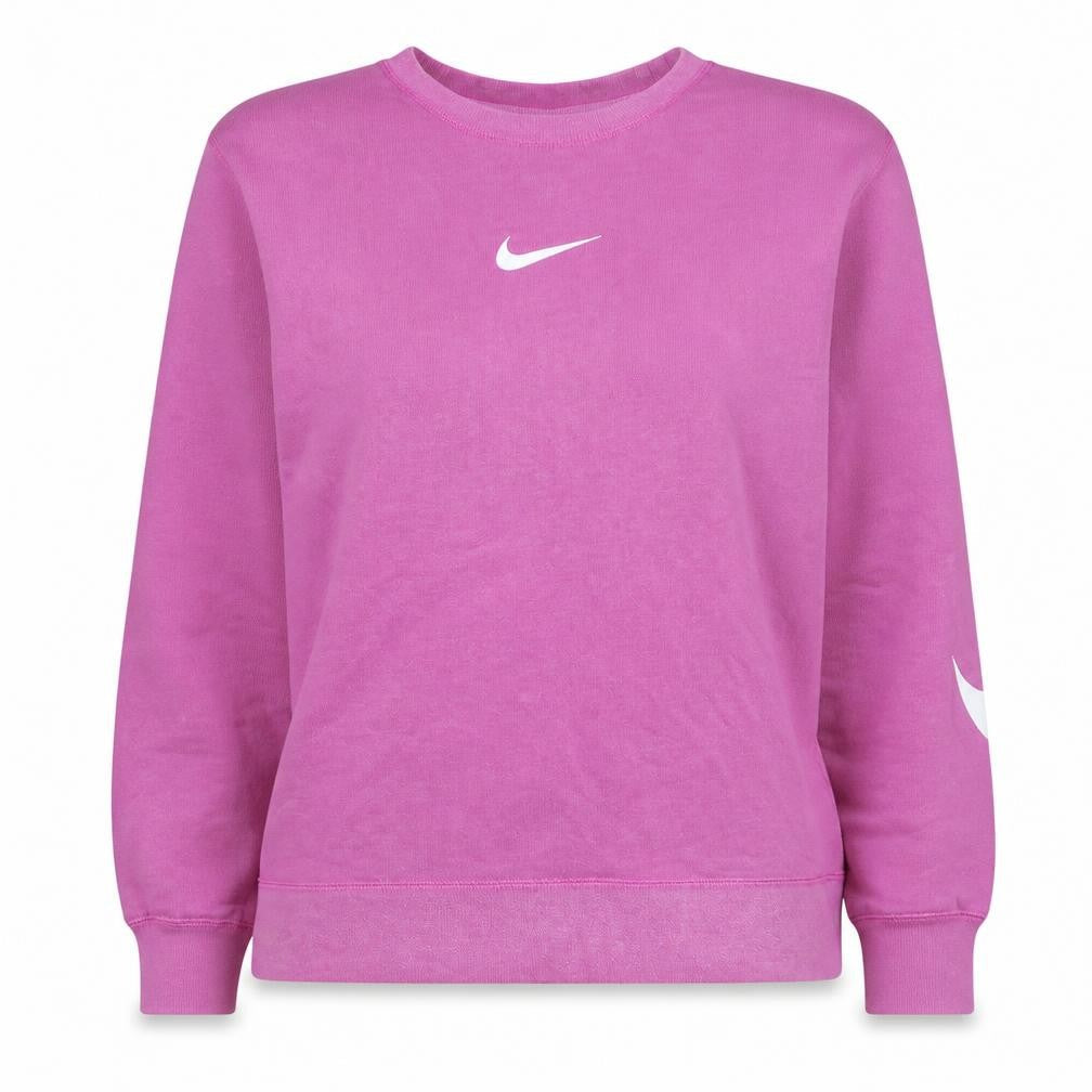 Womens UK Size L Nike Pink Pullover Sweatshirt