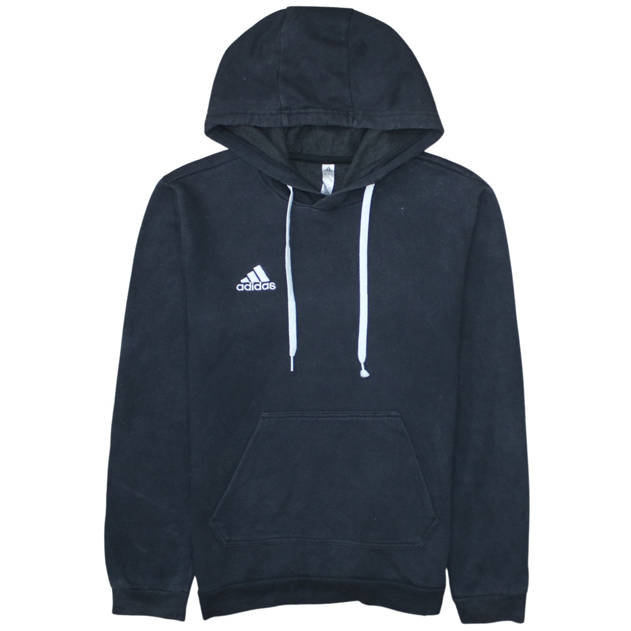 Mens UK Size S adidas Black Pullover Hoodie