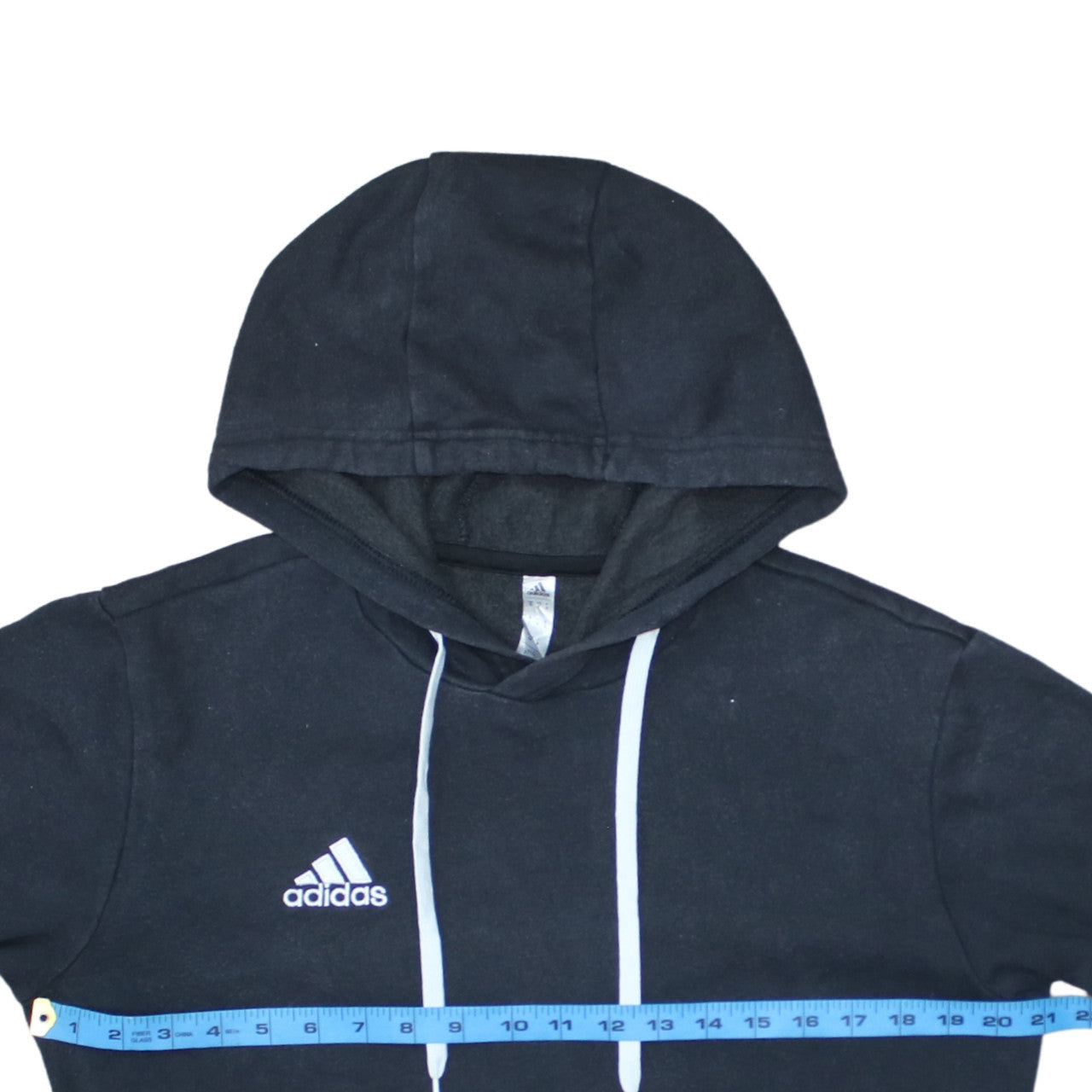 Mens UK Size S adidas Black Pullover Hoodie
