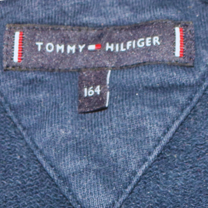 Tommy Hilfiger Boys Blue 164 Pullover Sweatshirt Embroidered Logo