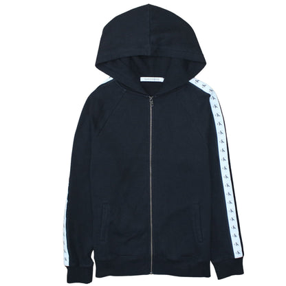 Mens UK Size S Calvin Klein Jeans Black Full Zip Hoodie