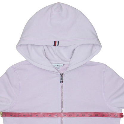 Womens UK Size XS Tommy Hilfiger Purple Full Zip Hoodie