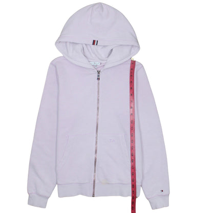 Womens UK Size XS Tommy Hilfiger Purple Full Zip Hoodie