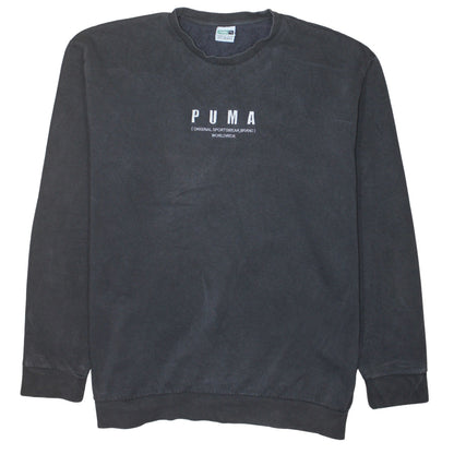 Mens UK Size XL PUMA Black Pullover Sweatshirt