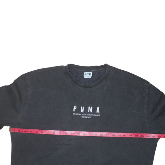 Mens UK Size XL PUMA Black Pullover Sweatshirt