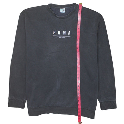 Mens UK Size XL PUMA Black Pullover Sweatshirt