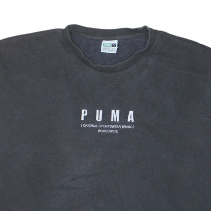 Mens UK Size XL PUMA Black Pullover Sweatshirt